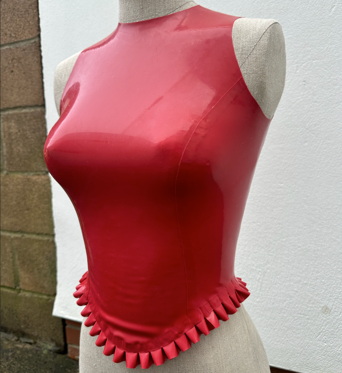 Red Dakota Heart Top