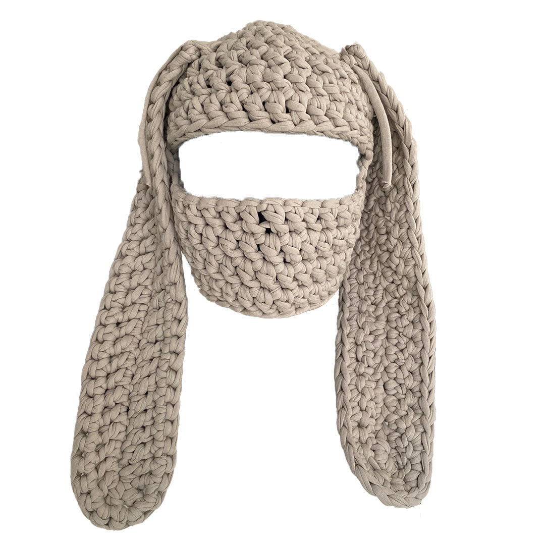 Bunny Balaclava - Black 