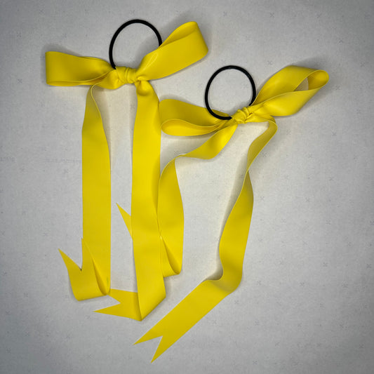 Yellow Latex Bows