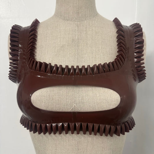 Brown D'arcy Mini Crop Top