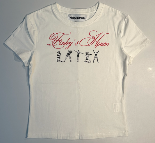 finley's house x fetish tattoos baby tee